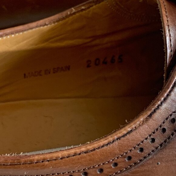Mezlan Brown Leather Lace-up Oxford Derby Dress Shoe Spain Men’s Size 12 main image 10